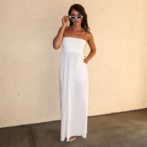 White Theory Maxi Dress - Picture 3 of 12